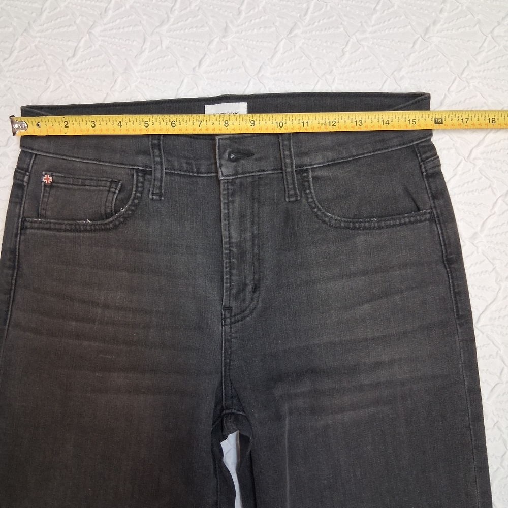 Hudson Jeans Washed Black Cropped Straight Ankle - Picture 12 of 16